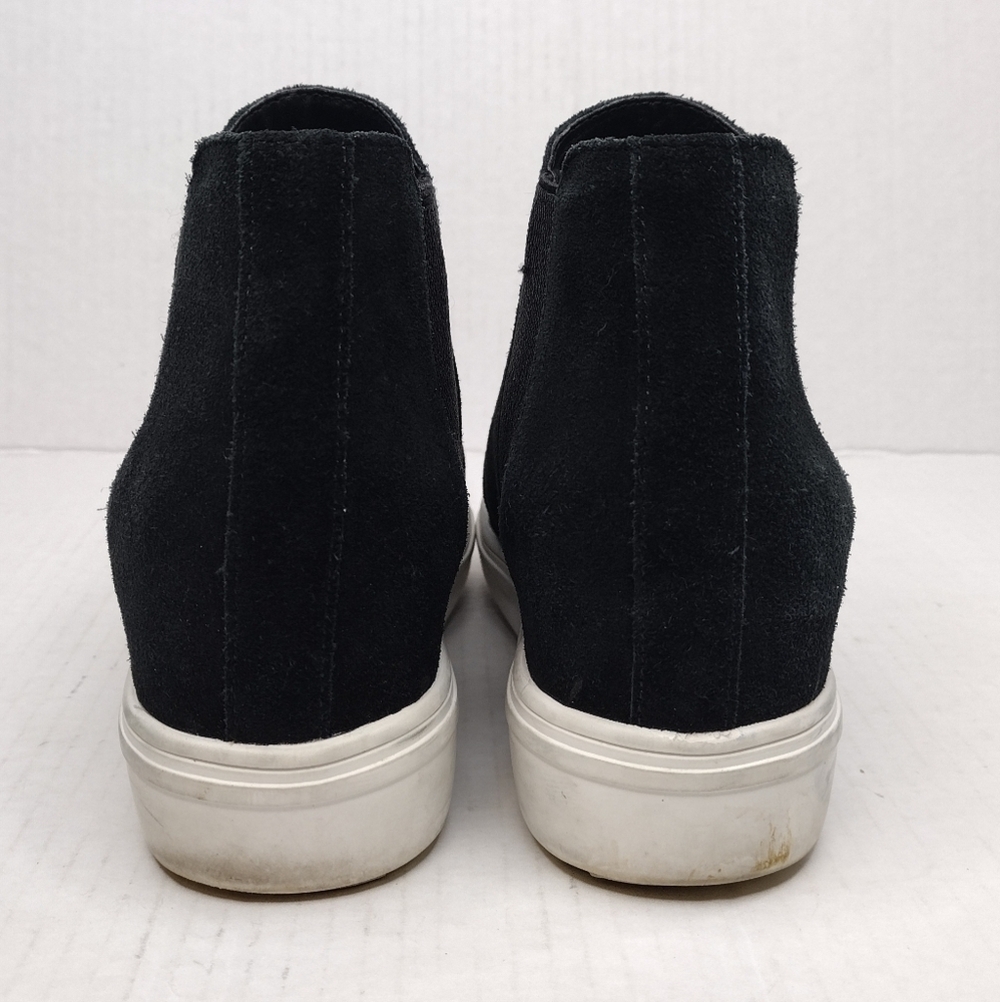 Steve Madden Sultan Women's Black Suede Chelsea Ankle Sneaker Shoes Size 8M - Picture 6 of 13